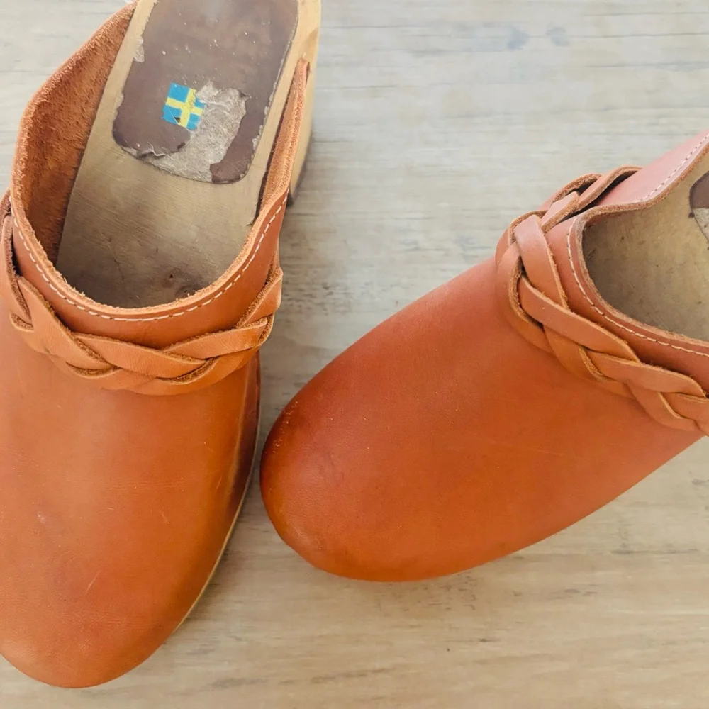 Free People x MIA Elsa Brown Leather Mules - Picture 2 of 16